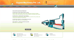 Desktop Screenshot of gujaratmachinery.com